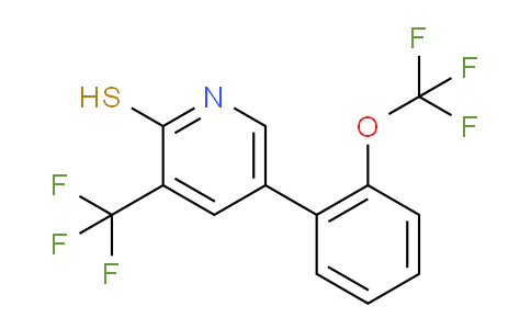 AM39898 | 1261781-98-9 | 2-Mercapto-5-(2-(trifluoromethoxy)phenyl)-3-(trifluoromethyl)pyridine