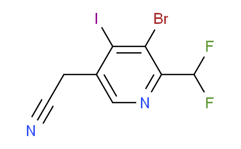 AM39907 | 1807010-97-4 | 3-Bromo-2-(difluoromethyl)-4-iodopyridine-5-acetonitrile