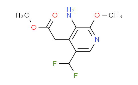 AM39909 | 1805363-79-4 | Methyl 3-amino-5-(difluoromethyl)-2-methoxypyridine-4-acetate