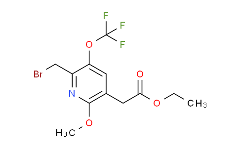 AM39911 | 1804469-93-9 | Ethyl 2-(bromomethyl)-6-methoxy-3-(trifluoromethoxy)pyridine-5-acetate