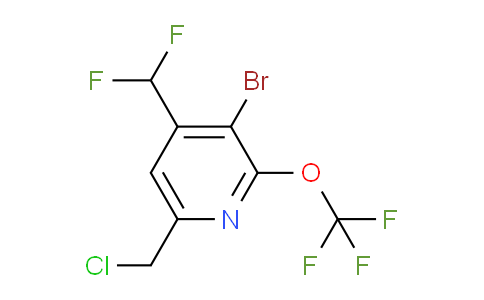 AM39938 | 1806153-47-8 | 3-Bromo-6-(chloromethyl)-4-(difluoromethyl)-2-(trifluoromethoxy)pyridine