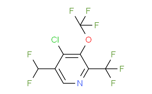 AM39953 | 1804557-74-1 | 4-Chloro-5-(difluoromethyl)-3-(trifluoromethoxy)-2-(trifluoromethyl)pyridine