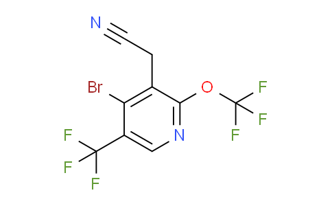 AM39960 | 1804660-77-2 | 4-Bromo-2-(trifluoromethoxy)-5-(trifluoromethyl)pyridine-3-acetonitrile