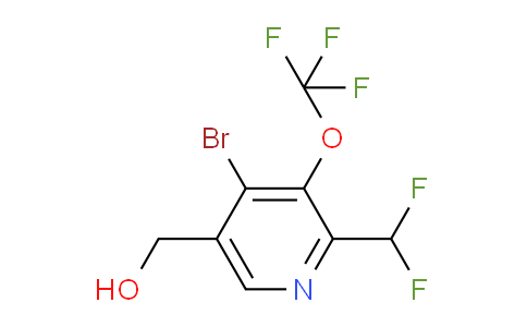 AM39969 | 1804615-72-2 | 4-Bromo-2-(difluoromethyl)-3-(trifluoromethoxy)pyridine-5-methanol