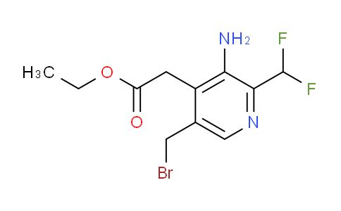 AM39975 | 1805384-95-5 | Ethyl 3-amino-5-(bromomethyl)-2-(difluoromethyl)pyridine-4-acetate