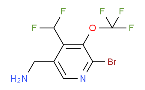 AM39981 | 1806093-16-2 | 5-(Aminomethyl)-2-bromo-4-(difluoromethyl)-3-(trifluoromethoxy)pyridine