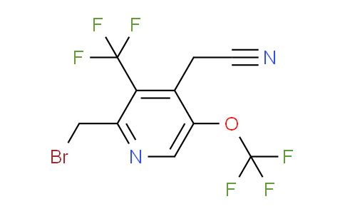 AM39994 | 1805294-64-7 | 2-(Bromomethyl)-5-(trifluoromethoxy)-3-(trifluoromethyl)pyridine-4-acetonitrile