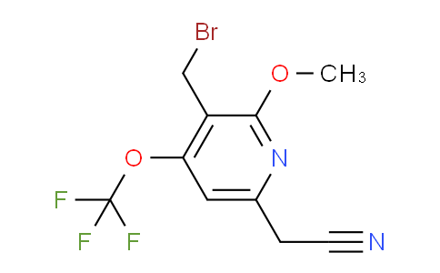 AM40001 | 1804352-62-2 | 3-(Bromomethyl)-2-methoxy-4-(trifluoromethoxy)pyridine-6-acetonitrile