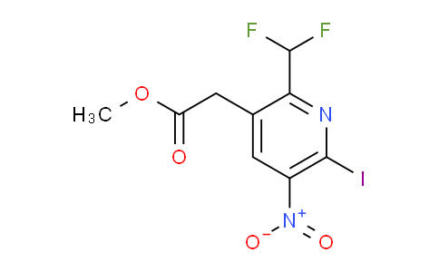 AM40006 | 1805194-38-0 | Methyl 2-(difluoromethyl)-6-iodo-5-nitropyridine-3-acetate