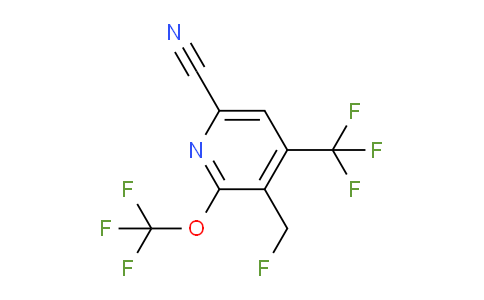 6-Cyano-3-(fluoromethyl)-2-(trifluoromethoxy)-4-(trifluoromethyl)pyridine
