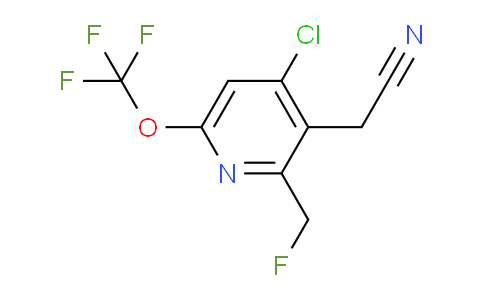 AM40033 | 1806201-40-0 | 4-Chloro-2-(fluoromethyl)-6-(trifluoromethoxy)pyridine-3-acetonitrile
