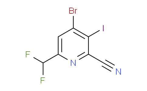 AM40034 | 1805010-78-9 | 4-Bromo-2-cyano-6-(difluoromethyl)-3-iodopyridine