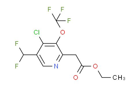 AM40035 | 1803965-39-0 | Ethyl 4-chloro-5-(difluoromethyl)-3-(trifluoromethoxy)pyridine-2-acetate
