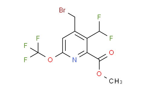 AM40040 | 1805305-99-0 | Methyl 4-(bromomethyl)-3-(difluoromethyl)-6-(trifluoromethoxy)pyridine-2-carboxylate