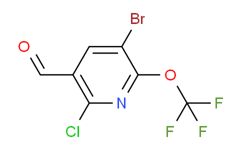 AM40043 | 1806216-04-5 | 3-Bromo-6-chloro-2-(trifluoromethoxy)pyridine-5-carboxaldehyde