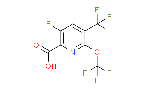 AM40083 | 1803667-42-6 | 5-Fluoro-2-(trifluoromethoxy)-3-(trifluoromethyl)pyridine-6-carboxylic acid