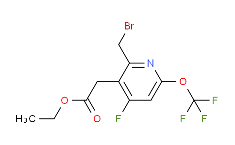 AM40098 | 1804749-93-6 | Ethyl 2-(bromomethyl)-4-fluoro-6-(trifluoromethoxy)pyridine-3-acetate