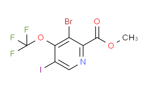 Methyl 3-bromo-5-iodo-4-(trifluoromethoxy)pyridine-2-carboxylate