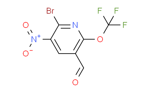 2-Bromo-3-nitro-6-(trifluoromethoxy)pyridine-5-carboxaldehyde