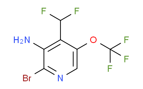 AM40129 | 1803631-30-2 | 3-Amino-2-bromo-4-(difluoromethyl)-5-(trifluoromethoxy)pyridine