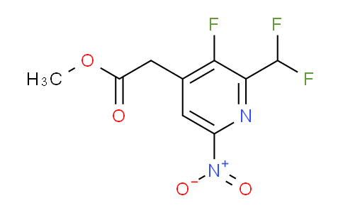 AM40134 | 1806929-05-4 | Methyl 2-(difluoromethyl)-3-fluoro-6-nitropyridine-4-acetate
