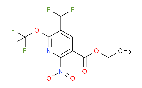 AM40137 | 1804857-13-3 | Ethyl 3-(difluoromethyl)-6-nitro-2-(trifluoromethoxy)pyridine-5-carboxylate