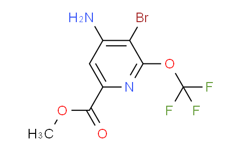 AM40154 | 1804005-50-2 | Methyl 4-amino-3-bromo-2-(trifluoromethoxy)pyridine-6-carboxylate