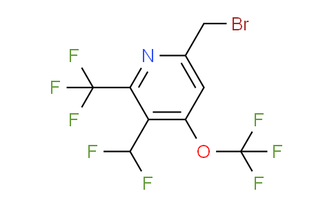 6-(Bromomethyl)-3-(difluoromethyl)-4-(trifluoromethoxy)-2-(trifluoromethyl)pyridine