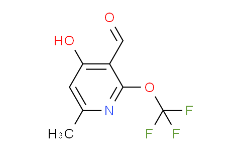 4-Hydroxy-6-methyl-2-(trifluoromethoxy)pyridine-3-carboxaldehyde
