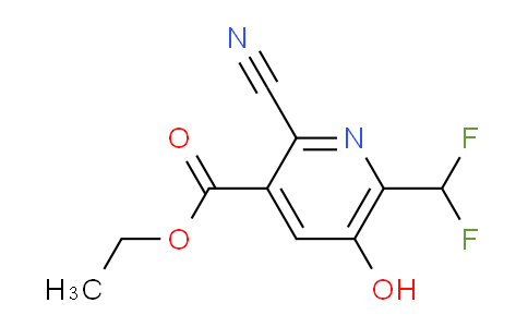 Ethyl 2-cyano-6-(difluoromethyl)-5-hydroxypyridine-3-carboxylate