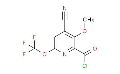 AM40173 | 1806247-54-0 | 4-Cyano-3-methoxy-6-(trifluoromethoxy)pyridine-2-carbonyl chloride