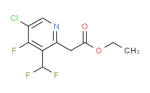Ethyl 5-chloro-3-(difluoromethyl)-4-fluoropyridine-2-acetate