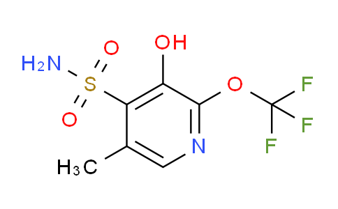 3-Hydroxy-5-methyl-2-(trifluoromethoxy)pyridine-4-sulfonamide