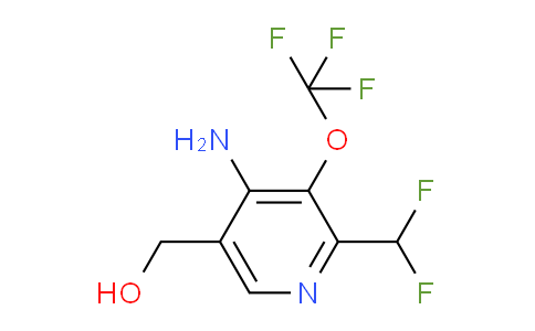 AM40186 | 1804540-16-6 | 4-Amino-2-(difluoromethyl)-3-(trifluoromethoxy)pyridine-5-methanol