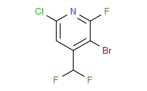 AM40192 | 1805157-72-5 | 3-Bromo-6-chloro-4-(difluoromethyl)-2-fluoropyridine