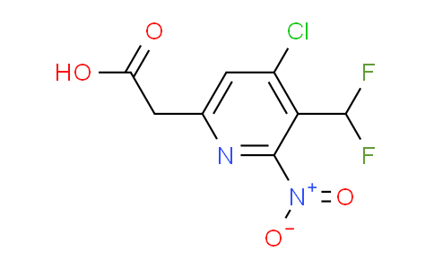 AM40195 | 1806048-23-6 | 4-Chloro-3-(difluoromethyl)-2-nitropyridine-6-acetic acid