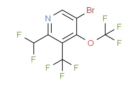 AM40197 | 1804000-04-1 | 5-Bromo-2-(difluoromethyl)-4-(trifluoromethoxy)-3-(trifluoromethyl)pyridine