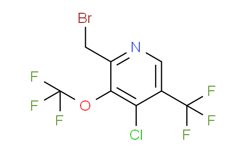 2-(Bromomethyl)-4-chloro-3-(trifluoromethoxy)-5-(trifluoromethyl)pyridine
