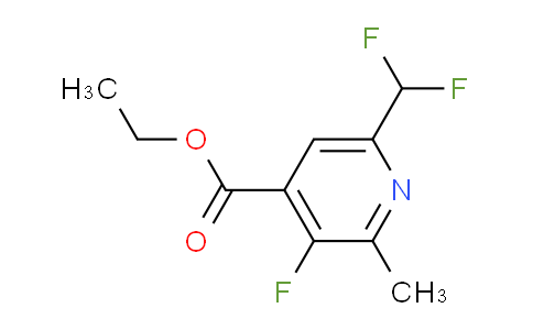 Ethyl 6-(difluoromethyl)-3-fluoro-2-methylpyridine-4-carboxylate