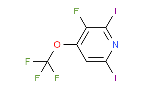 2,6-Diiodo-3-fluoro-4-(trifluoromethoxy)pyridine