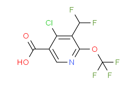 AM40212 | 1806250-79-2 | 4-Chloro-3-(difluoromethyl)-2-(trifluoromethoxy)pyridine-5-carboxylic acid