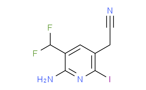 AM40215 | 1806797-92-1 | 2-Amino-3-(difluoromethyl)-6-iodopyridine-5-acetonitrile