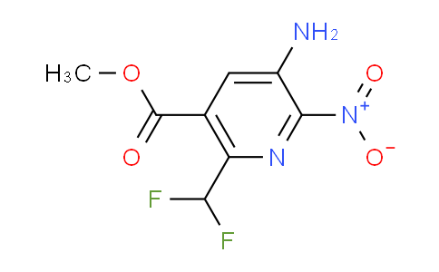 AM40219 | 1805147-84-5 | Methyl 3-amino-6-(difluoromethyl)-2-nitropyridine-5-carboxylate