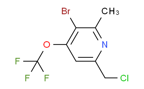 AM40232 | 1804579-32-5 | 3-Bromo-6-(chloromethyl)-2-methyl-4-(trifluoromethoxy)pyridine