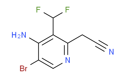 AM40236 | 1804720-24-8 | 4-Amino-5-bromo-3-(difluoromethyl)pyridine-2-acetonitrile
