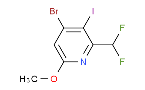 AM40240 | 1806870-42-7 | 4-Bromo-2-(difluoromethyl)-3-iodo-6-methoxypyridine