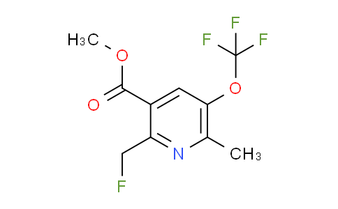 Methyl 2-(fluoromethyl)-6-methyl-5-(trifluoromethoxy)pyridine-3-carboxylate