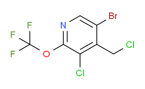 5-Bromo-3-chloro-4-(chloromethyl)-2-(trifluoromethoxy)pyridine