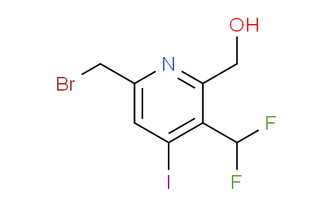 6-(Bromomethyl)-3-(difluoromethyl)-4-iodopyridine-2-methanol
