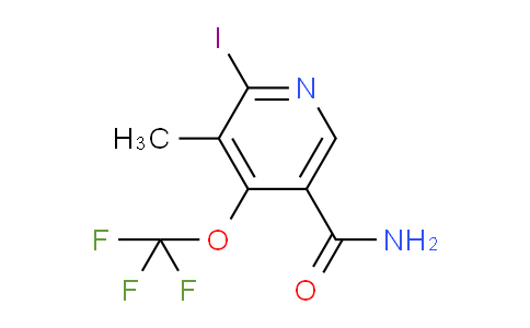 AM40254 | 1804737-54-9 | 2-Iodo-3-methyl-4-(trifluoromethoxy)pyridine-5-carboxamide